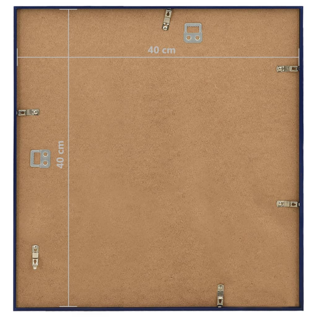 Κορνίζες Κολάζ Τοίχου 3 τεμ. Μπλε 40 x 40 εκ. MDF