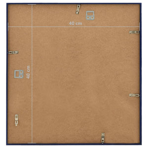 Κορνίζες Κολάζ Τοίχου 3 τεμ. Μπλε 40 x 40 εκ. MDF