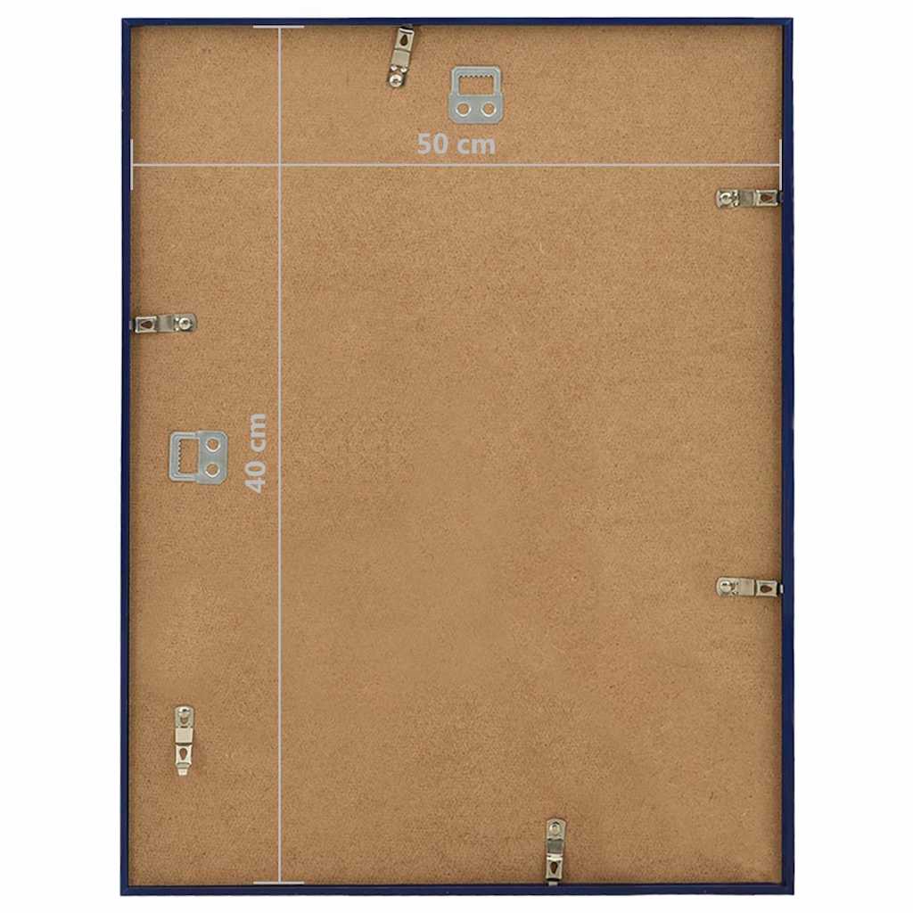 Κορνίζες Κολάζ Τοίχου 3 τεμ. Μπλε 40 x 50 εκ. MDF