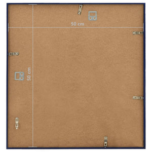 Κορνίζες Κολάζ Τοίχου 3 τεμ. Μπλε 50 x 50 εκ. MDF - Pakobazaar