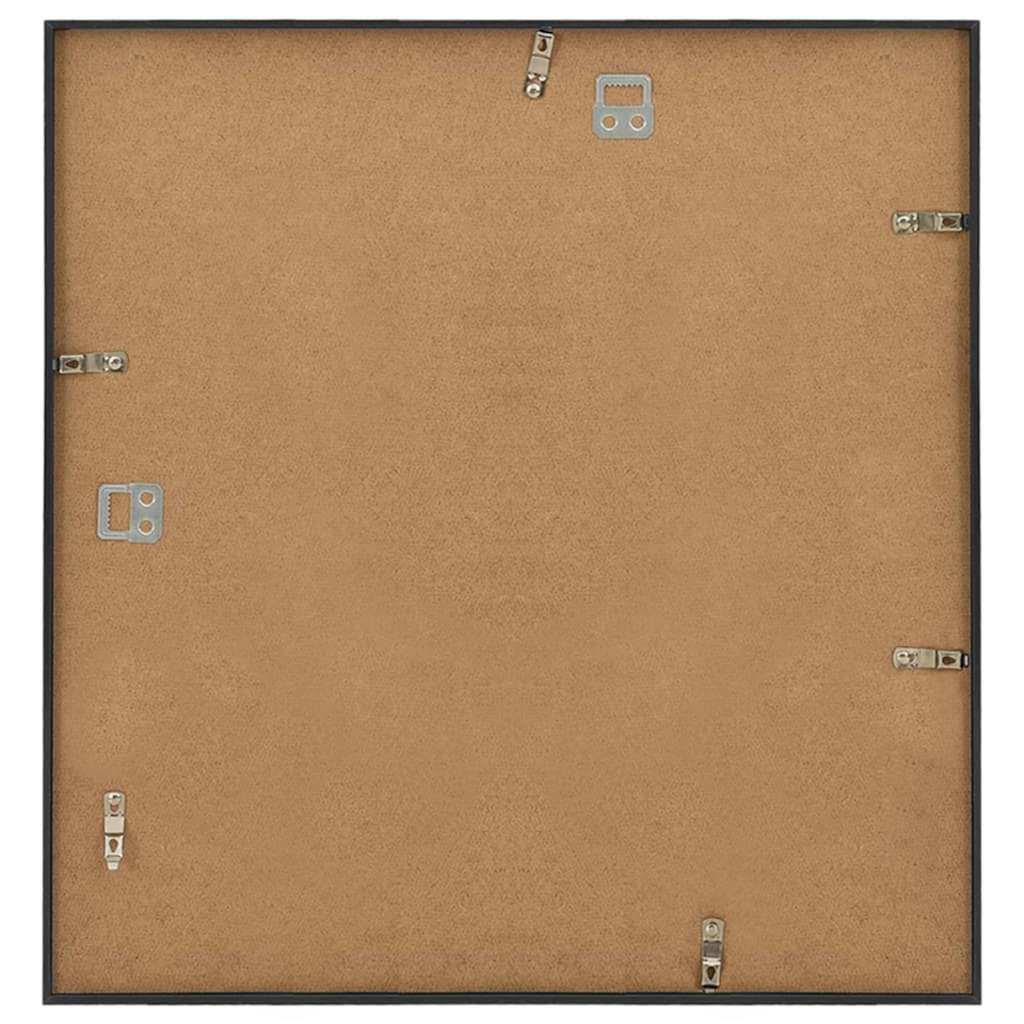 Κορνίζες Κολάζ Τοίχου 3 τεμ. Μαύρες 40 x 40 εκ. MDF