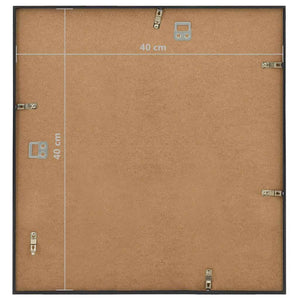 Κορνίζες Κολάζ Τοίχου 5 τεμ. Μαύρο 40 x 40 εκ. MDF