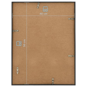 Κορνίζες Κολάζ Τοίχου 3 τεμ. Μαύρες 40 x 50 εκ. MDF