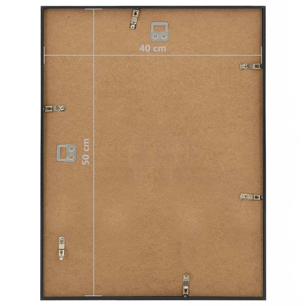 Κορνίζες Κολάζ Τοίχου 5 τεμ. Μαύρο 40 x 50 εκ. MDF