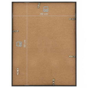 Κορνίζες Κολάζ Τοίχου 5 τεμ. Μαύρο 40 x 50 εκ. MDF
