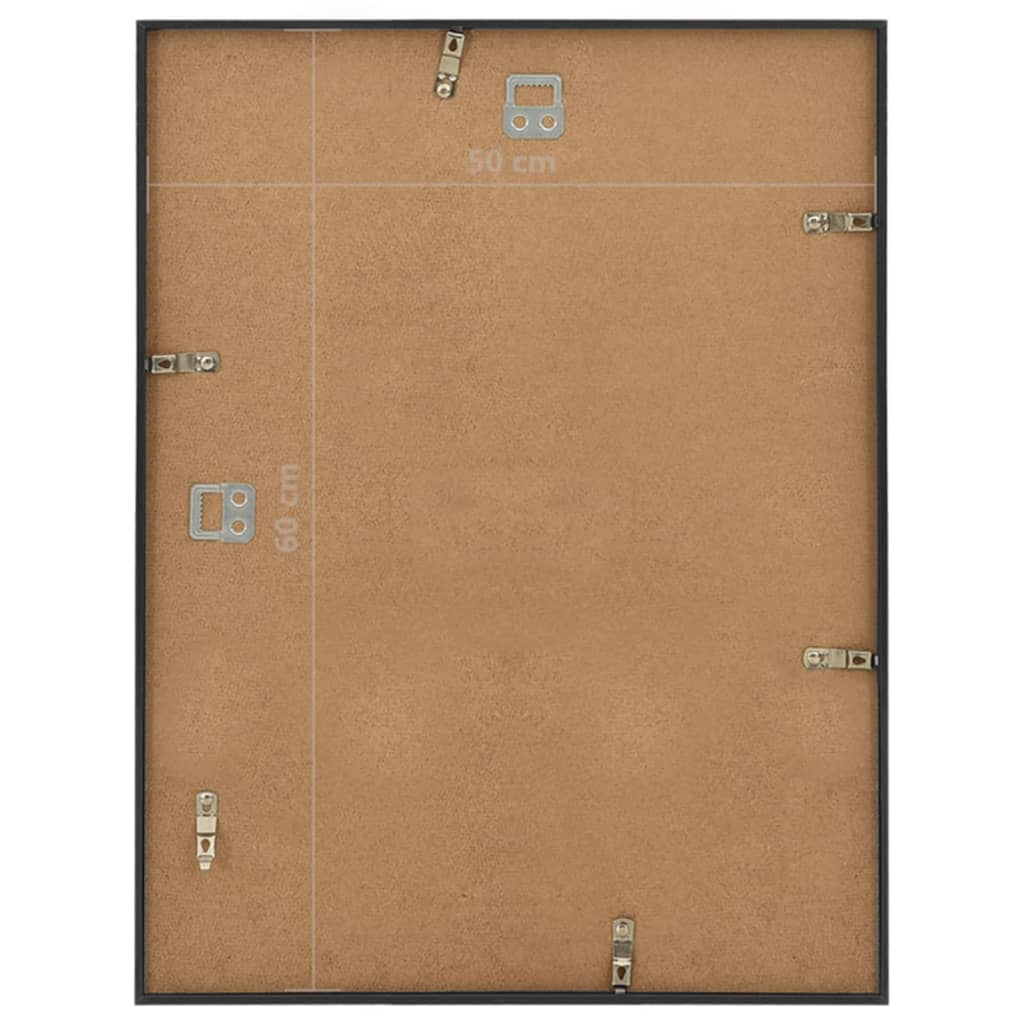 Κορνίζες Κολάζ Τοίχου 5 τεμ. Μαύρο 50 x 60 εκ. MDF