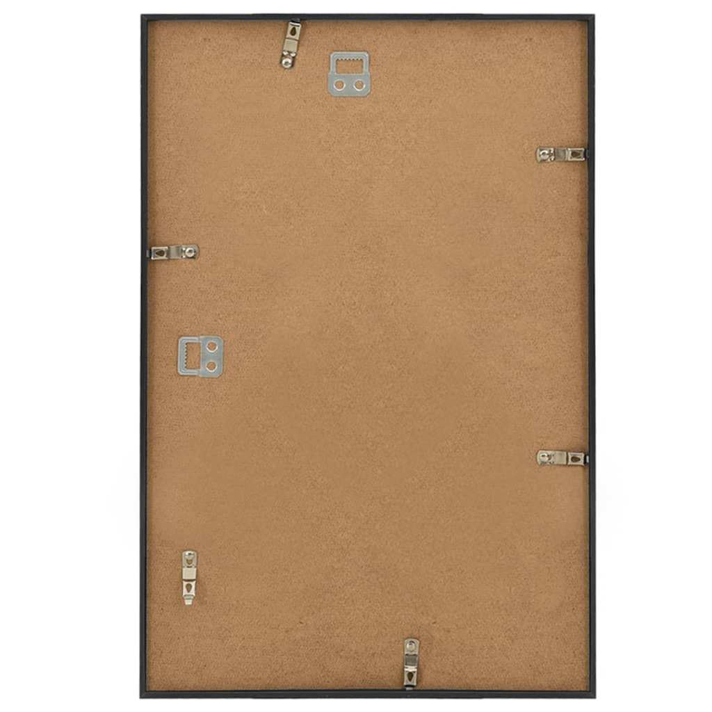 Κορνίζες Κολάζ Τοίχου 3 τεμ. Μαύρες 50 x 70 εκ. MDF