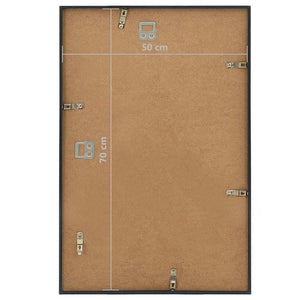 Κορνίζες Κολάζ Τοίχου 3 τεμ. Μαύρες 50 x 70 εκ. MDF