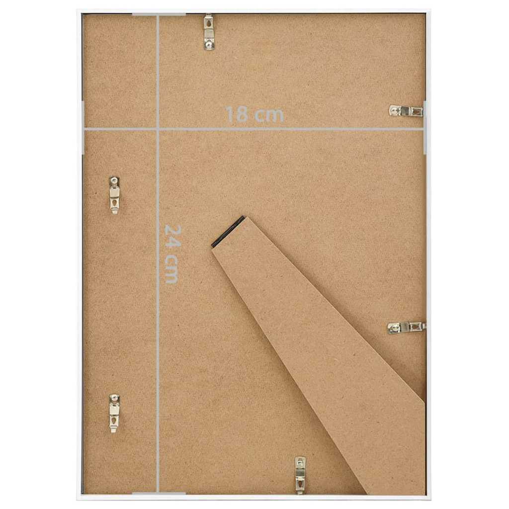 Κορνίζες Κολάζ Επιτραπέζιες 3 τεμ. Λευκές 18 x 24 εκ. MDF