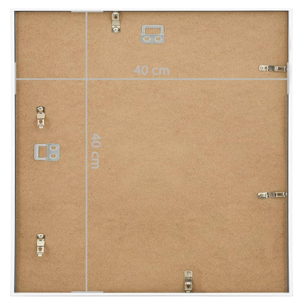Κορνίζες Κολάζ Επιτραπέζιες 5 τεμ. Λευκές 40 x 40 εκ. MDF