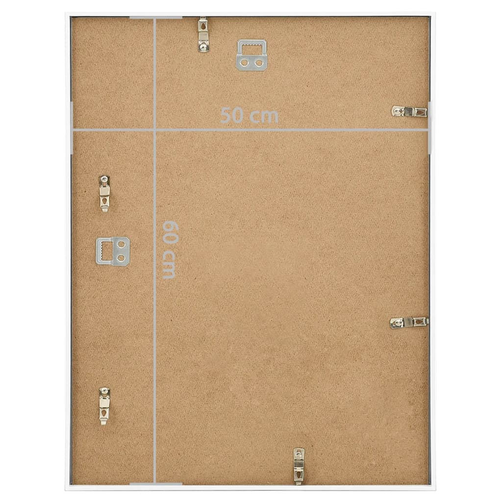 Κορνίζες Κολάζ Τοίχου 3 τεμ. Λευκές 50 x 60 εκ. MDF - Pakobazaar