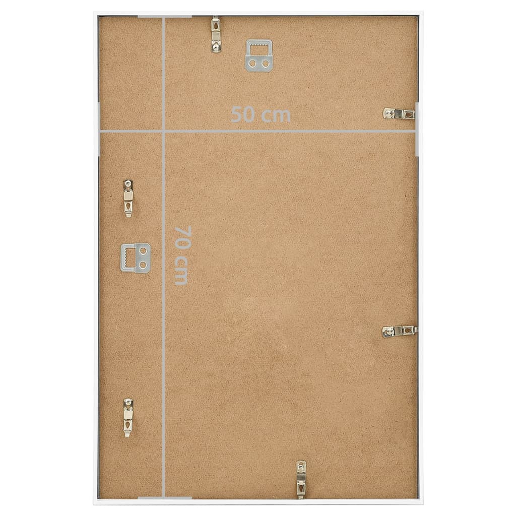 Κορνίζες Κολάζ Επιτραπέζιες 5 τεμ. Λευκές 50 x 70 εκ. MDF