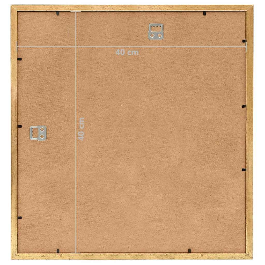 Κορνίζες Κολάζ Τοίχου 3 τεμ. Χρυσές 40 x 40 εκ. MDF