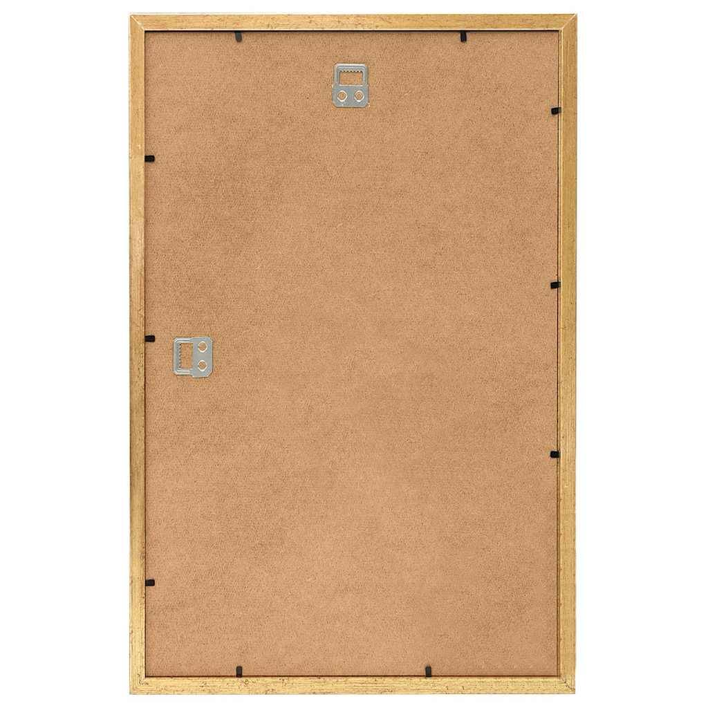 Κορνίζες Κολάζ Τοίχου 5 τεμ. Χρυσές 42 x 59,4 εκ. MDF