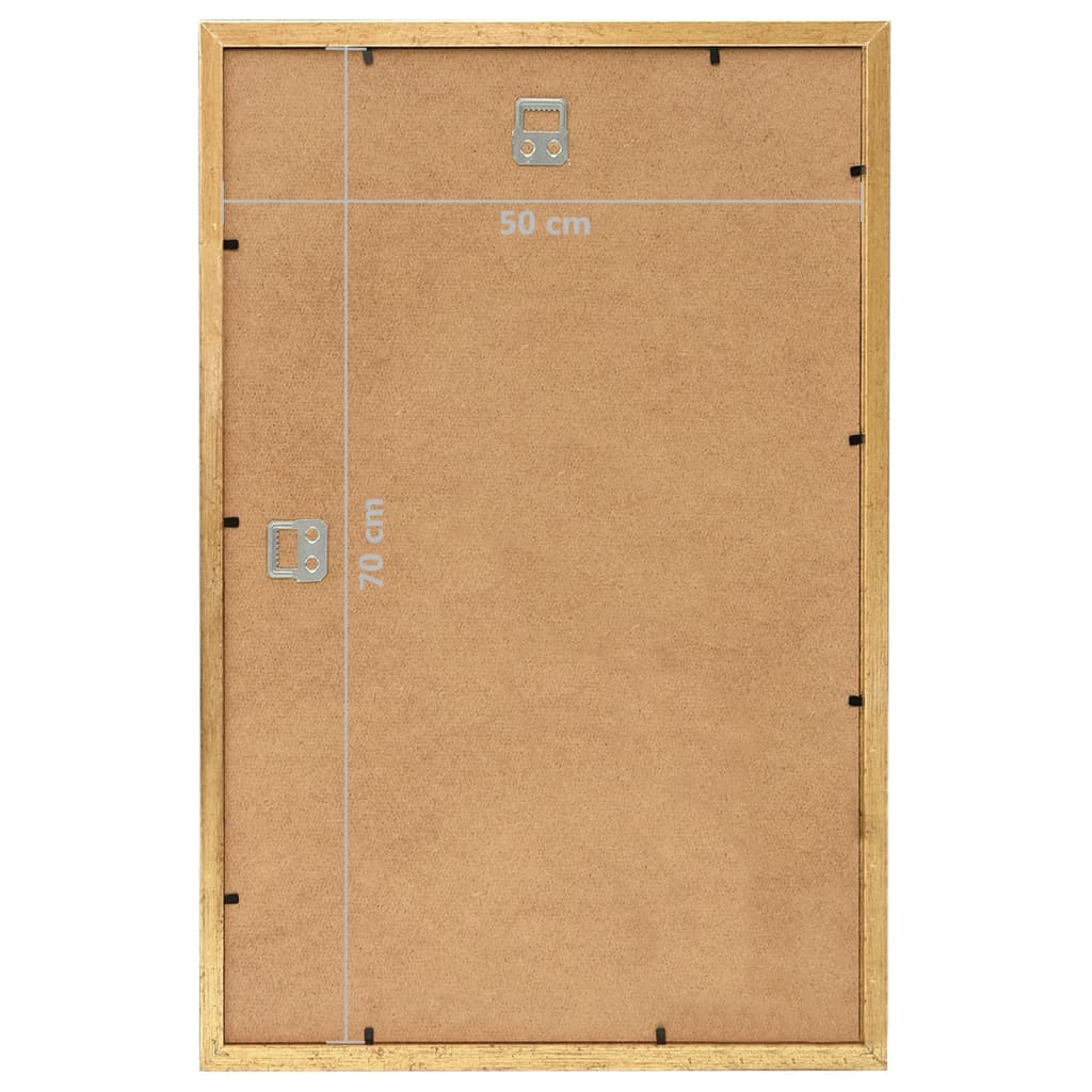 Κορνίζες Κολάζ Τοίχου 3 τεμ . Χρυσές 50 x 70 εκ. MDF
