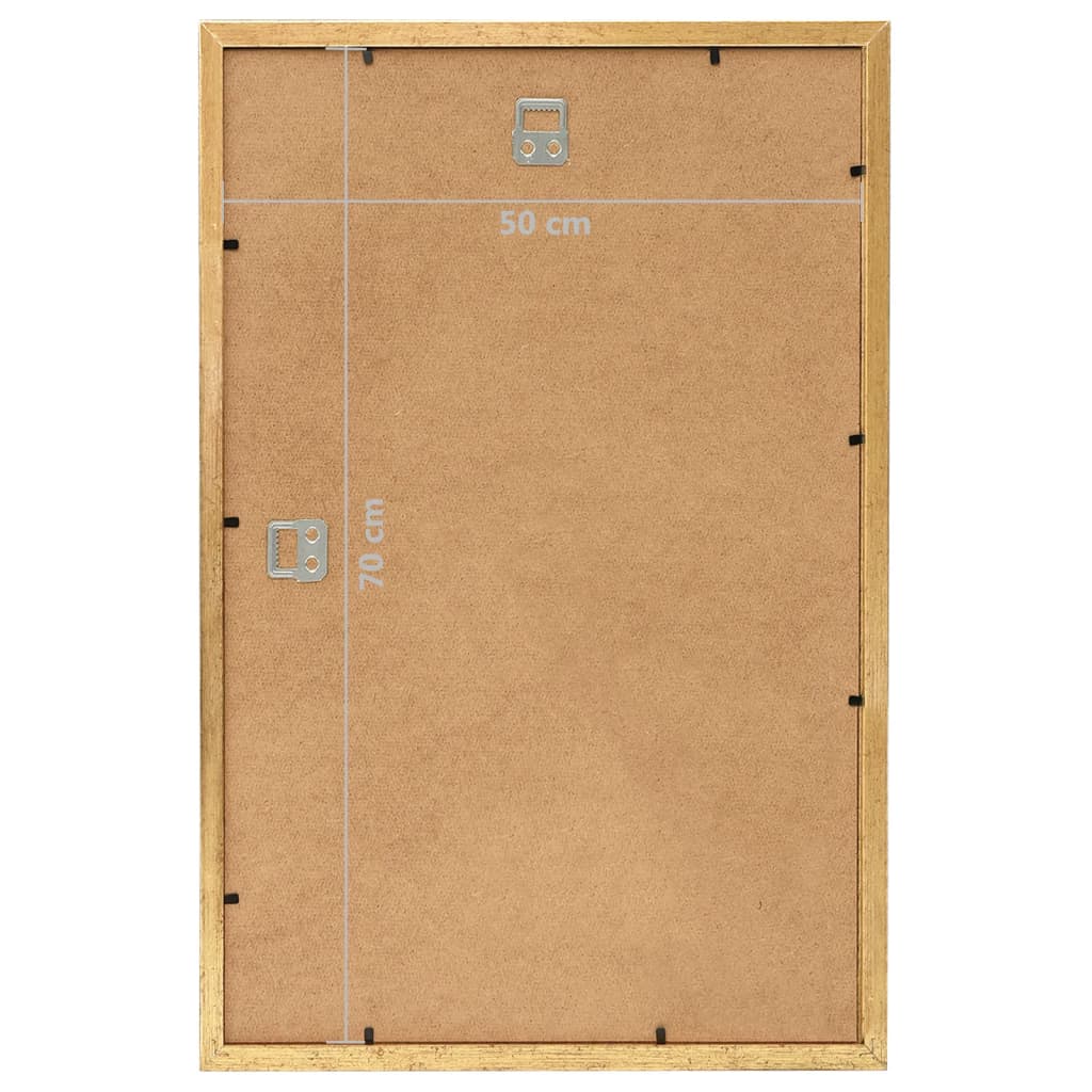 Κορνίζες Κολάζ Τοίχου 5 τεμ. Χρυσές 50 x 70 εκ. MDF