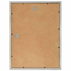 Κορνίζες Κολάζ για Τοίχο 3 τεμ. Ασημί 40 x 50 εκ. MDF - Pakobazaar