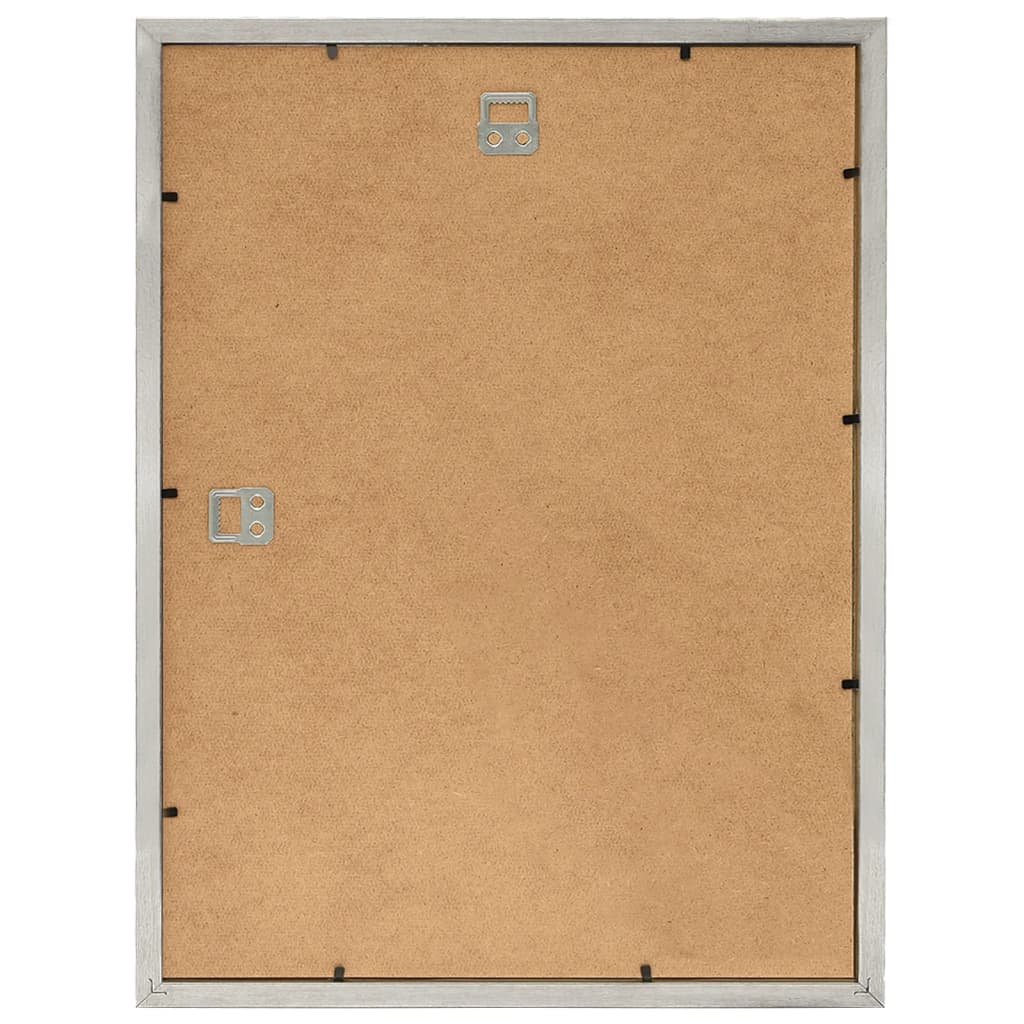 Κορνίζες Κολάζ για Τοίχο 5 τεμ. Ασημί 40 x 50 εκ. MDF