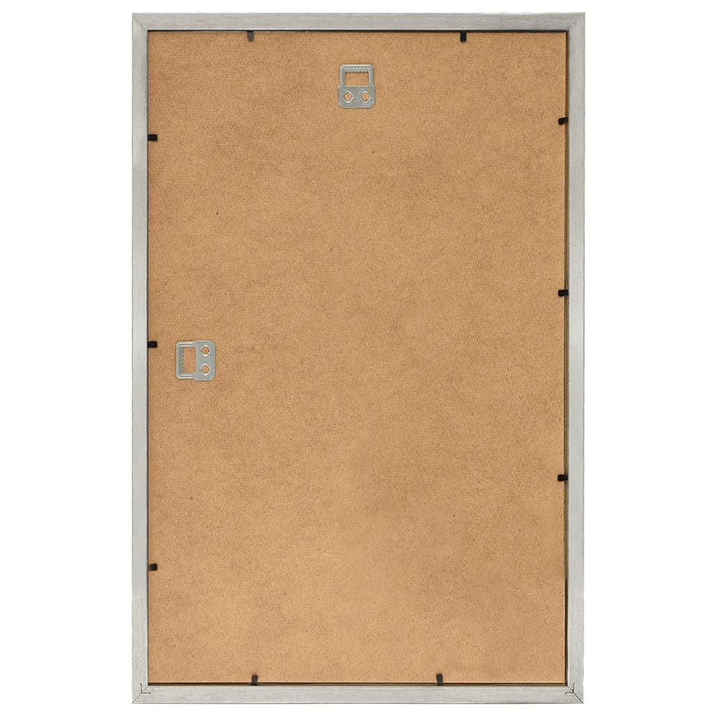 Κορνίζες Κολάζ για Τοίχο 3 τεμ. Ασημί 50 x 70 εκ. MDF