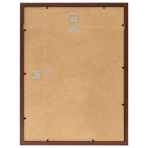 Κορνίζες Κολάζ Τοίχου 3 τεμ. Καφέ 40 x 50 εκ. MDF