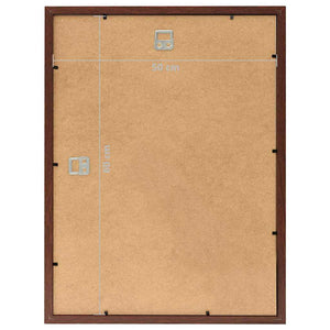 Κορνίζες Κολάζ 5 τεμ. Καφέ για Τοίχο 50 x 60 εκ. MDF