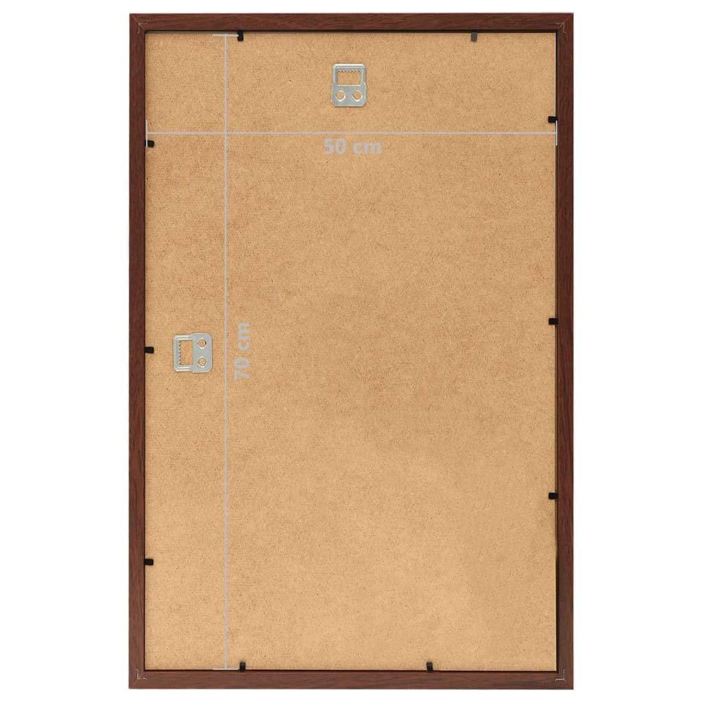 Κορνίζες Κολάζ Τοίχου 3 τεμ. Καφέ 50 x 70 εκ. MDF