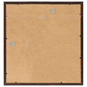 Κορνίζες Κολάζ Τοίχου 5 τεμ. Μαύρο 40 x 40 εκ. MDF