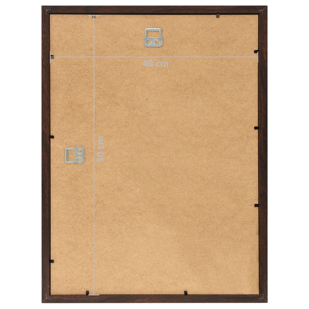 Κορνίζες Κολάζ Τοίχου 3 τεμ. Μαύρες 40 x 50 εκ. MDF