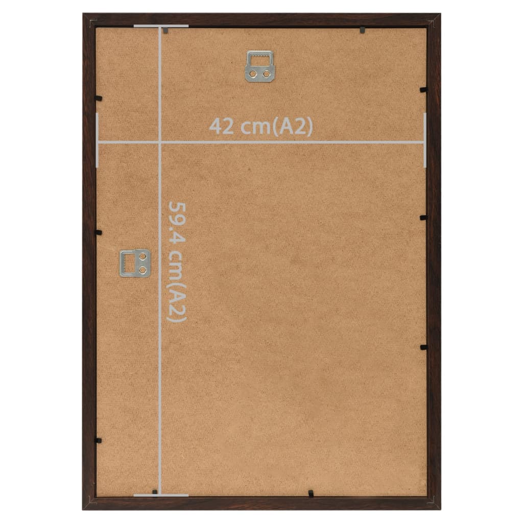 Κορνίζες Κολάζ Τοίχου 3 τεμ. Μαύρες 42 x 59,4 εκ MDF - Pakobazaar
