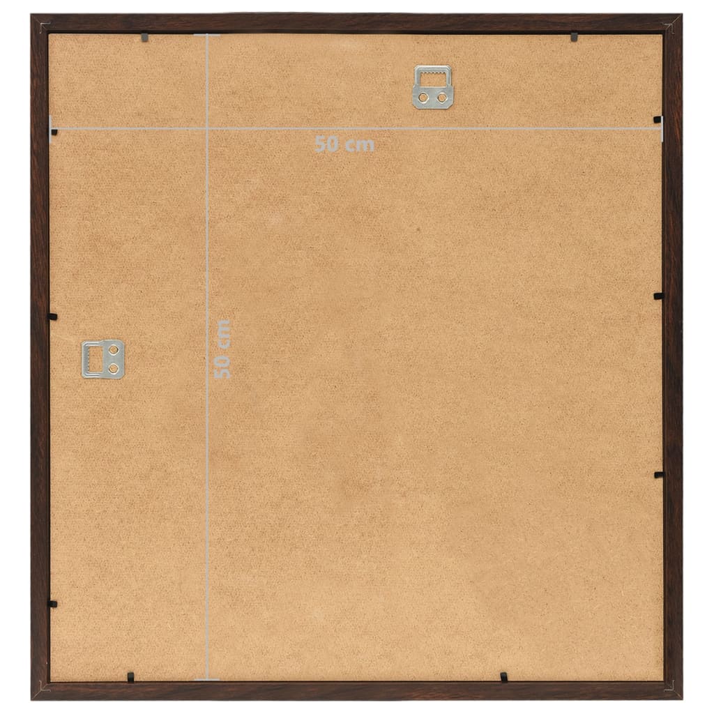 Κορνίζες Κολάζ Τοίχου 3 τεμ. Μαύρες 50 x 50 εκ. MDF