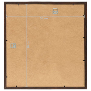 Κορνίζες Κολάζ Τοίχου 3 τεμ. Μαύρες 50 x 50 εκ. MDF