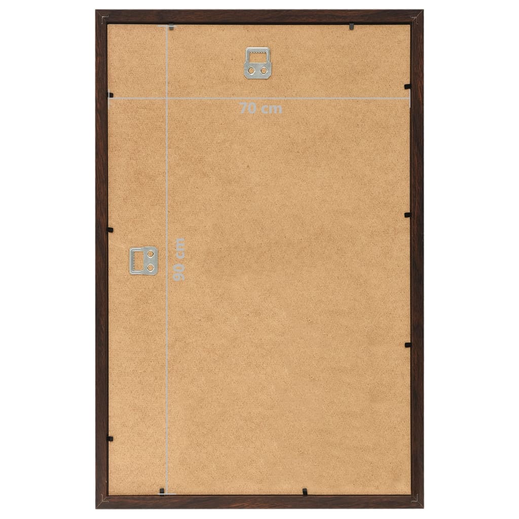 Κορνίζες Κολάζ Τοίχου 5 τεμ. Μαύρες 70 x 90 εκ. MDF