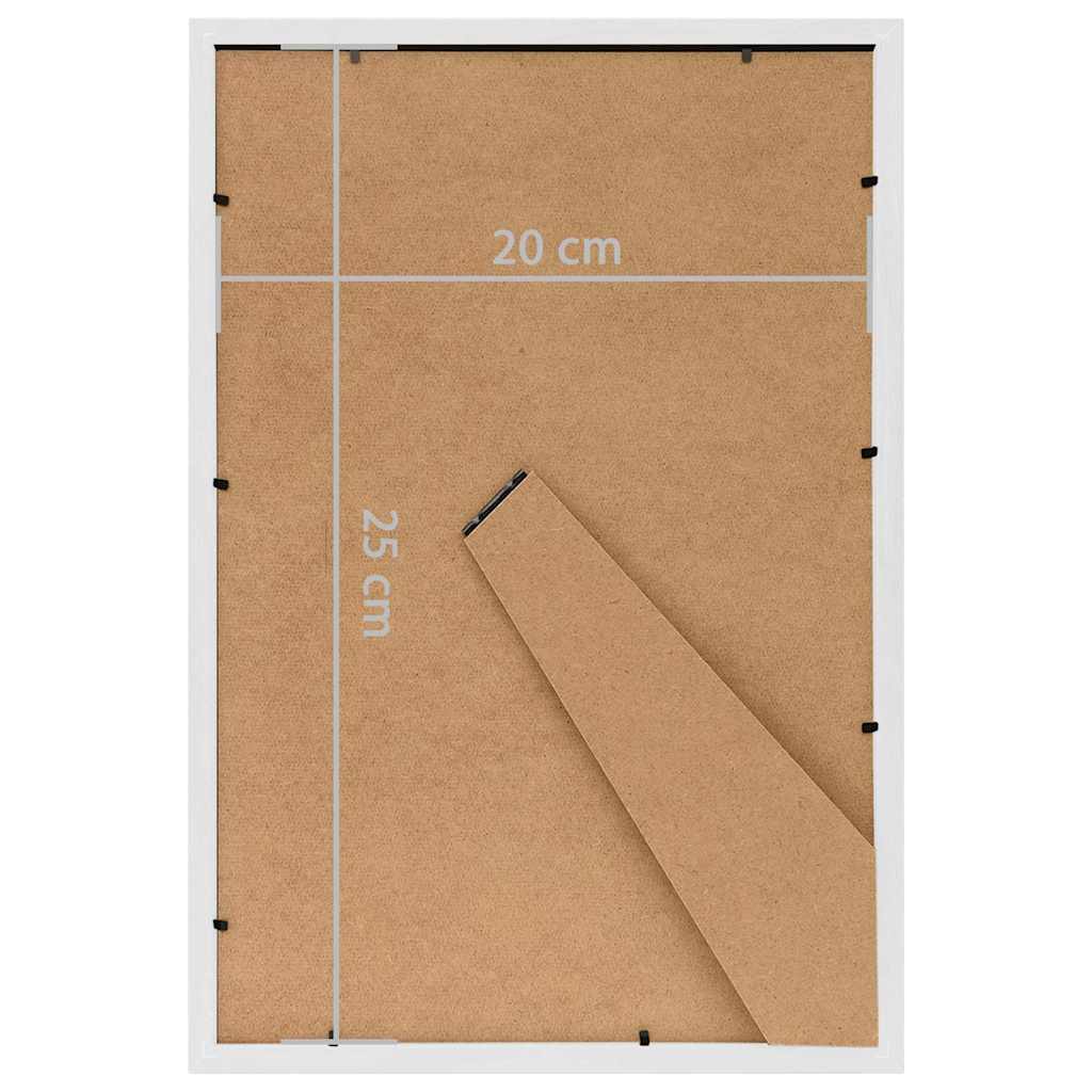 Κορνίζες Κολάζ Επιτραπέζιες 10 τεμ. Λευκές 20 x 25 εκ. MDF