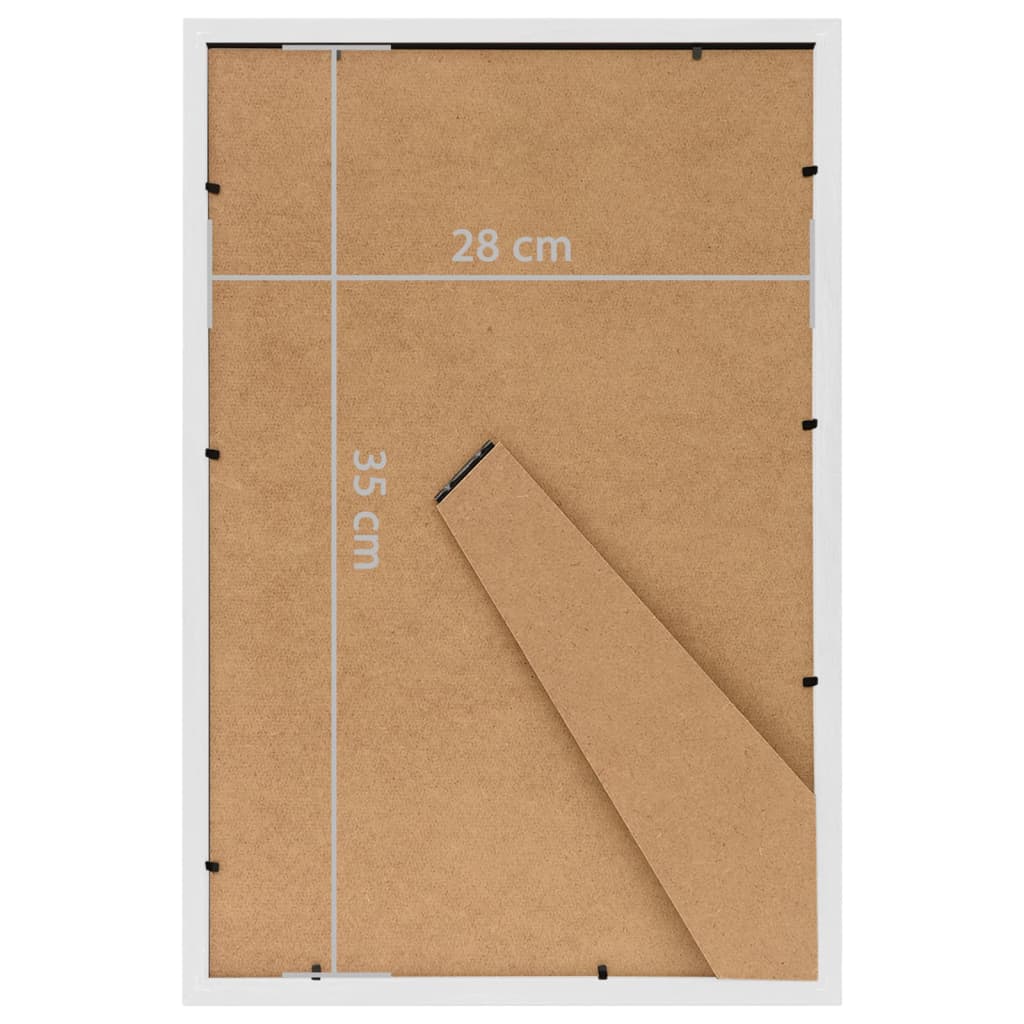 Κορνίζες Κολάζ Επιτραπέζιες 3 τεμ. Λευκές 28 x 35 εκ. MDF - Pakobazaar