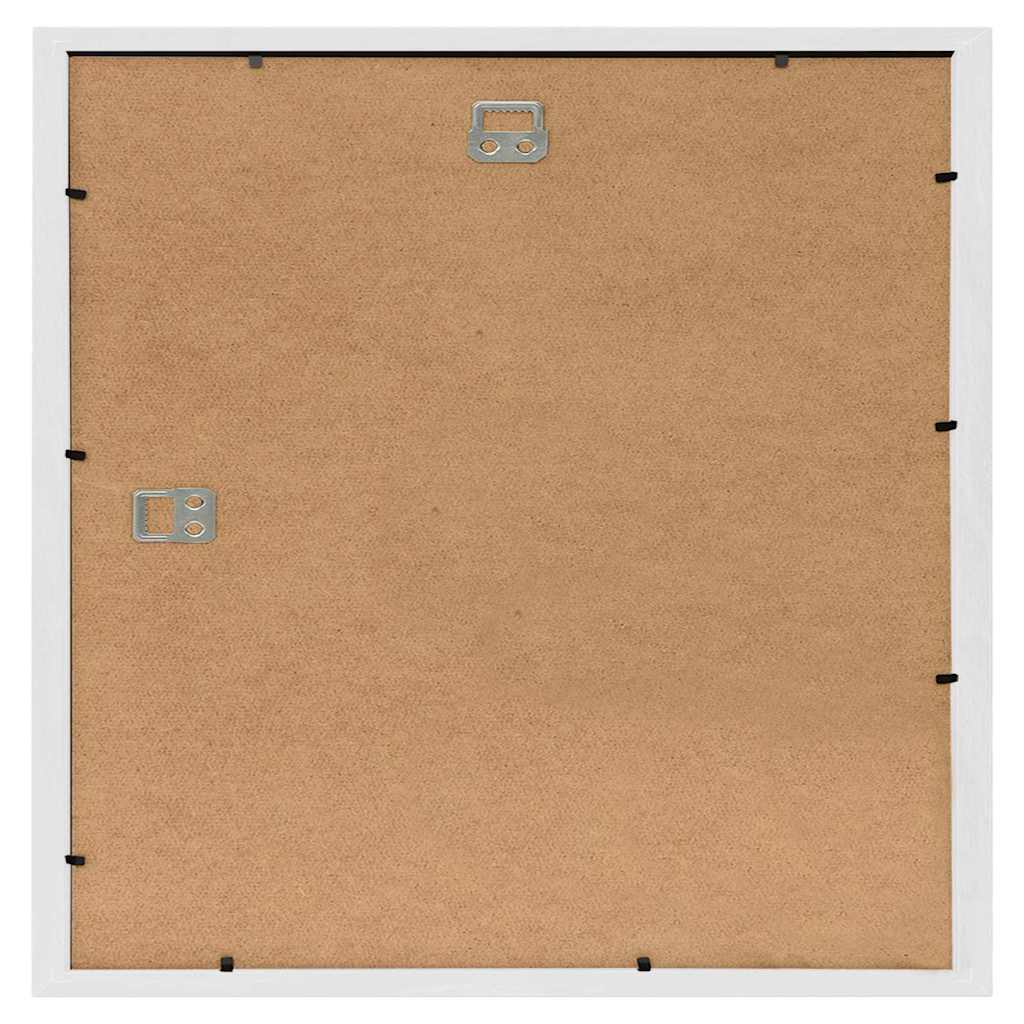 Κορνίζες Κολάζ Τοίχου 3 τεμ. Λευκές 50 x 50 εκ. MDF - Pakobazaar