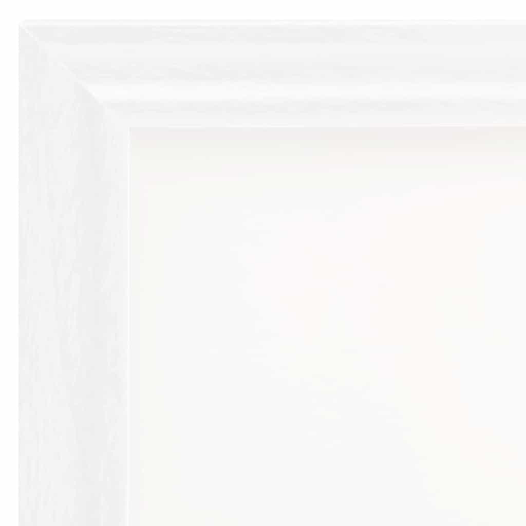 Κορνίζες Κολάζ Τοίχου 3 τεμ. Λευκές 50 x 50 εκ. MDF - Pakobazaar