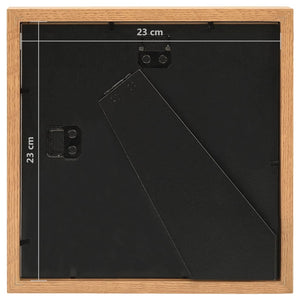 Κορνίζες 3D 3 τεμ. Δρυς 23 x 23 εκ. για Φωτογραφίες 13 x 13 εκ.
