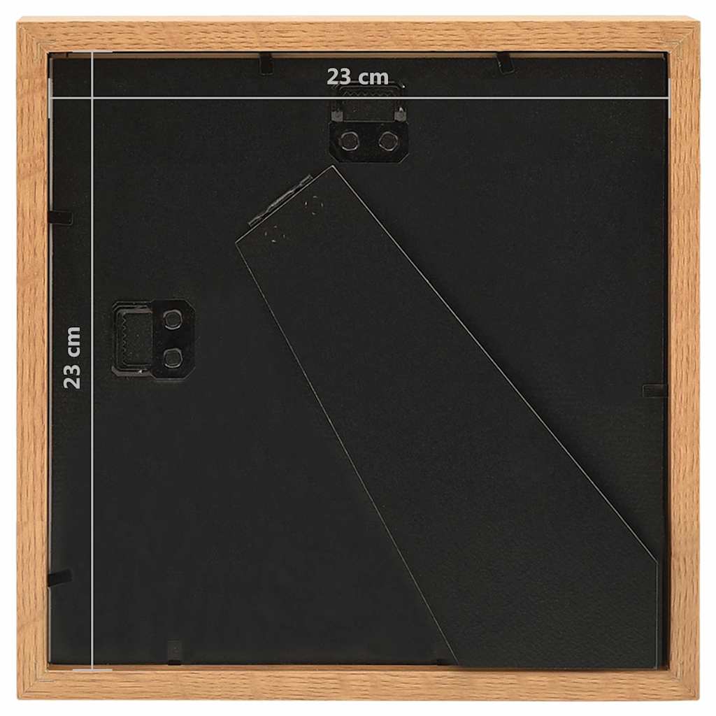 Κορνίζες 3D 5 τεμ. Δρυς 23 x 23 εκ. για Φωτογραφίες 13 x 13 εκ. - Pakobazaar