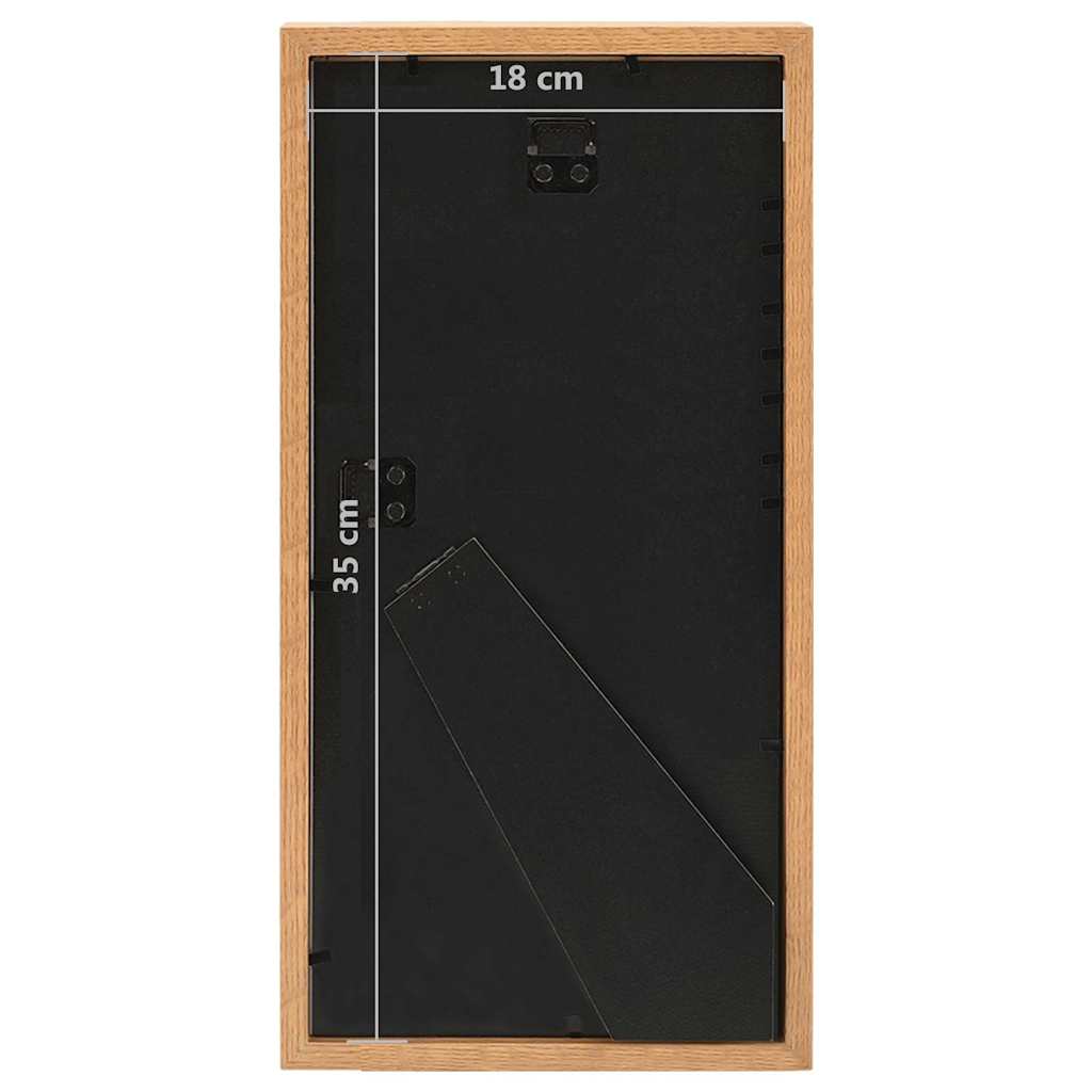 Κορνίζες 3D 5 τεμ. Δρυς 18 x 35 εκ. για Φωτογραφίες 3x(10x15εκ)