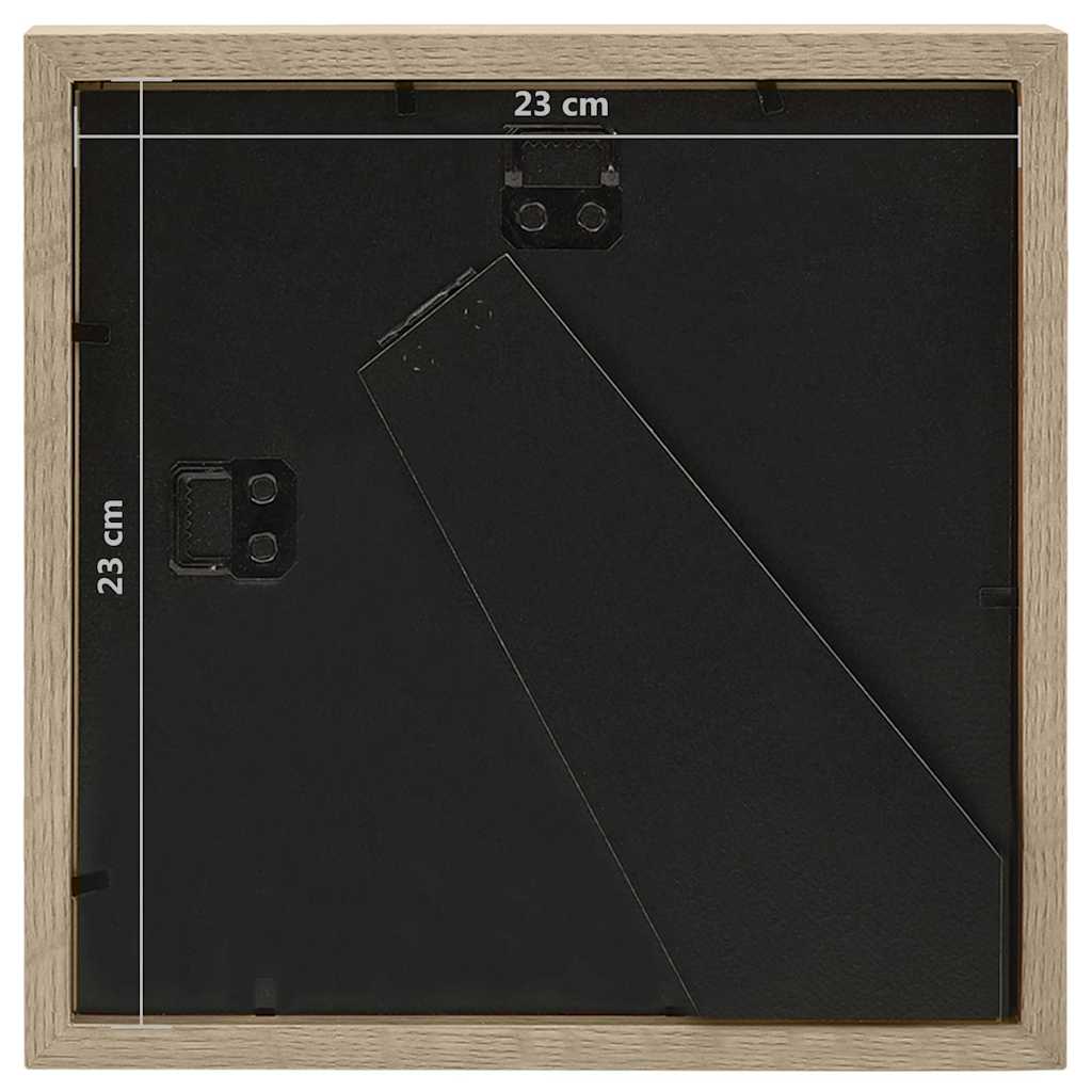 Κορνίζες 3D 5 τεμ. Σκ. Ξύλο 23x23 εκ. για Φωτογραφίες 13x13 εκ.