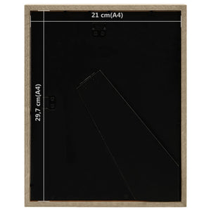 Κορνίζες 3D 5 τεμ. Σκ. Ξύλο 21x29,7 εκ για Φωτογραφίες 15x20 εκ - Pakobazaar
