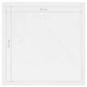 Κορνίζες 3D 5 τεμ. Λευκό 23 x 23 εκ. για Φωτογραφίες 13 x 13 εκ