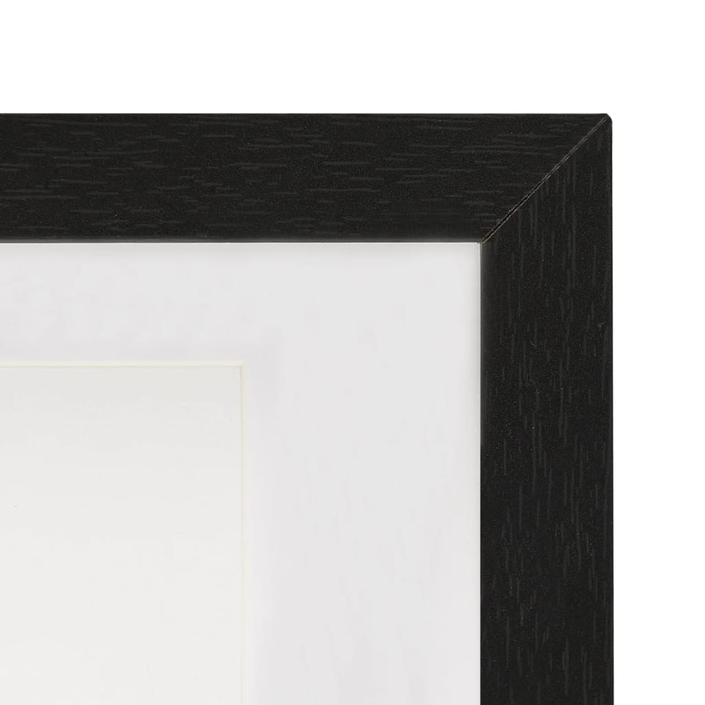 Κορνίζες 3D 3 τεμ. Μαύρο 23 x 23 εκ. για Φωτογραφίες 13 x 13 εκ