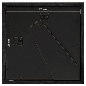 Κορνίζες 3D 3 τεμ. Μαύρο 23 x 23 εκ. για Φωτογραφίες 13 x 13 εκ