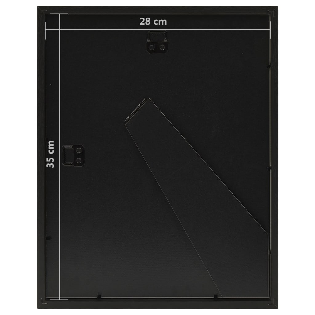 Κορνίζες 3D 5 τεμ. Μαύρο 28 x 35 εκ για Φωτογραφίες 4x(10x15εκ) - Pakobazaar