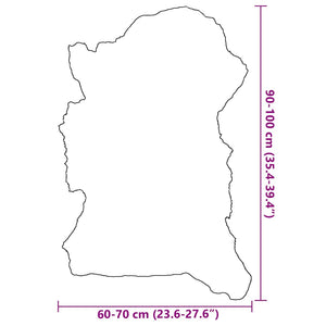 Γούνα Προβάτου Διαφόρων Αποχρώσεων (60-70) x (90-100) εκ. - Pakobazaar