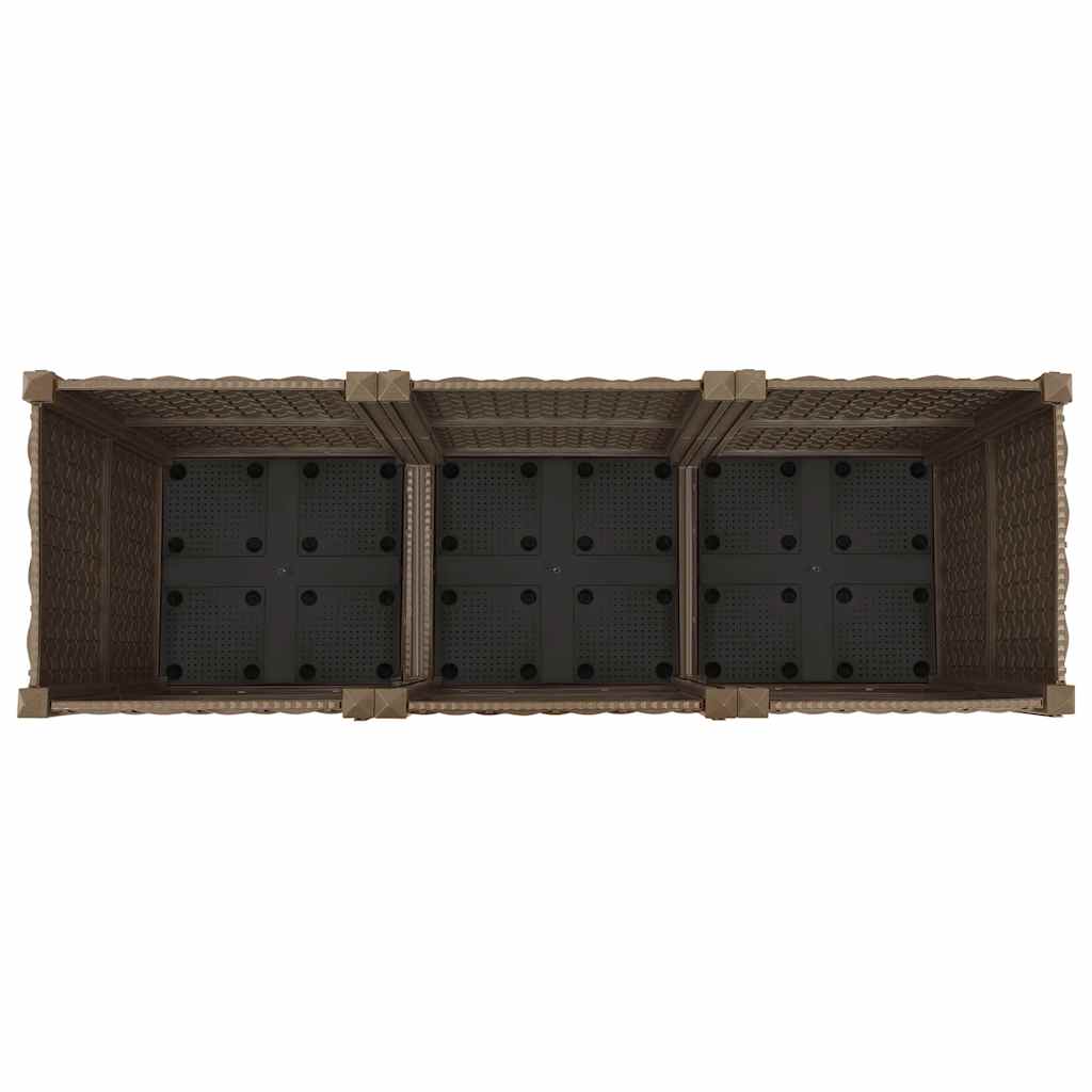 Υπερυψωμένο Κρεβάτι 120x40x38 εκ. από Πολυπροπυλένιο