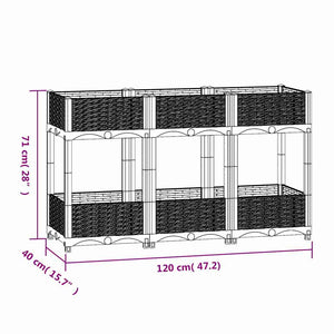 Ζαρντινιέρα 120 x 40 x 71 εκ. από Πολυπροπυλένιο