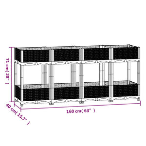 Ζαρντινιέρα 160 x 40 x 71 εκ. από Πολυπροπυλένιο