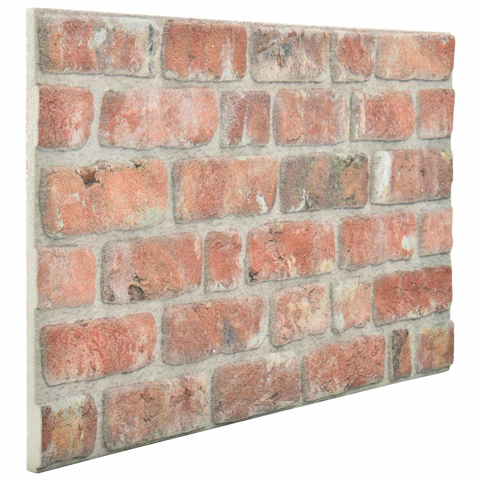 Πάνελ τοίχου 10 pcs Κόκκινο 100 x 50 cm Αφρός EPS - Pakobazaar